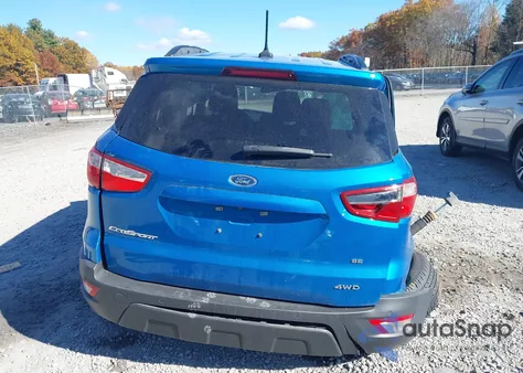 2020 Ford Ecosport Se из США, поврежденный, VIN MAJ6S3GL6LC322480